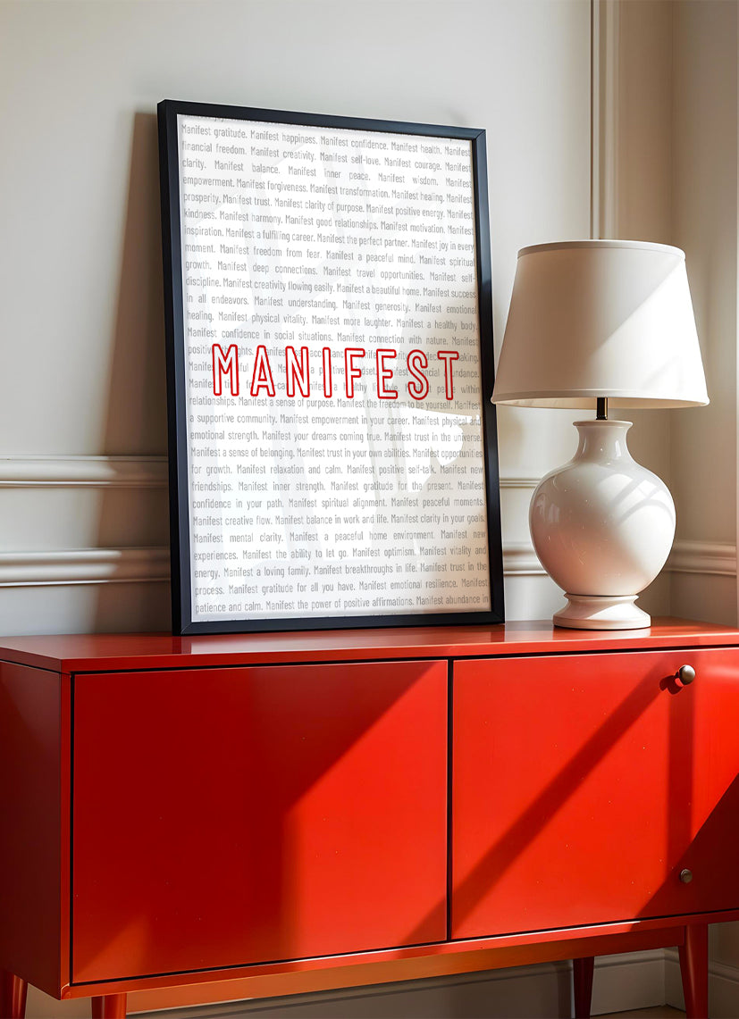 Manifest - Poster mit Premium-Rahmen