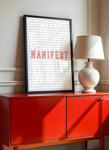 Manifest - Poster mit Premium-Rahmen