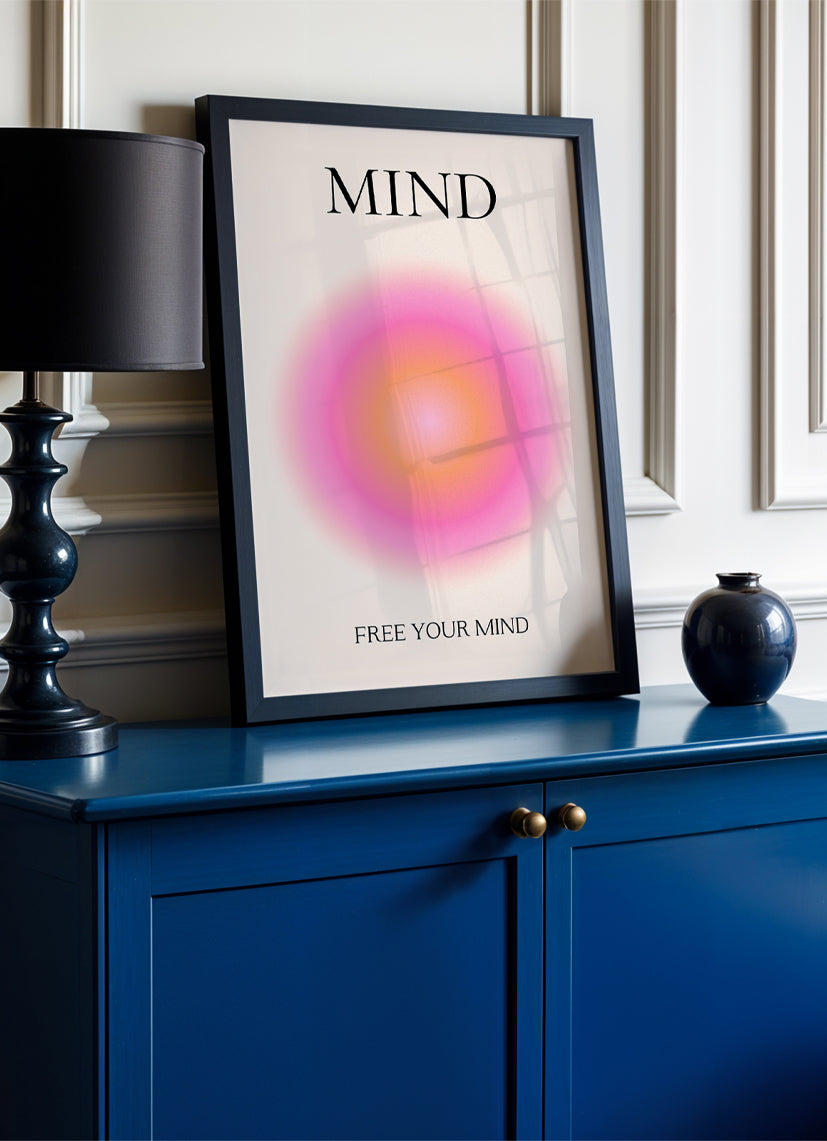 mind - Poster mit Premium-Rahmen