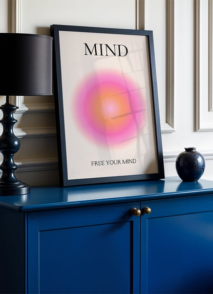 mind - Poster mit Premium-Rahmen