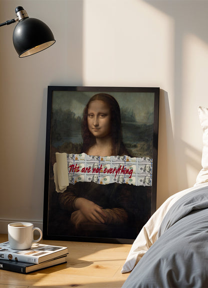 Tits are not everything - Poster mit Premium-Rahmen