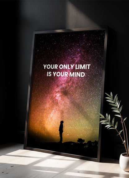 your mind - Poster mit Premium-Rahmen